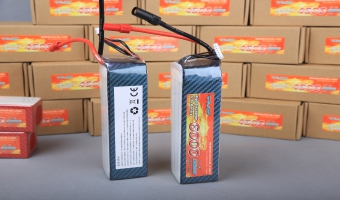 RVE  MK20002 22.2V 6000MAH 50C Li-po Battery 